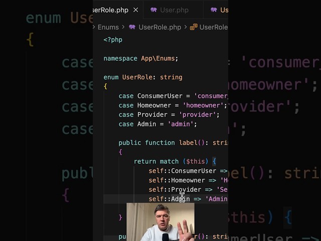 PHP Enums in Laravel: 2 Quick Tips #laravel #php
