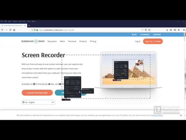 Quick, Easy and Free way to Create Screen Capture Videos for Presentations or Lectures