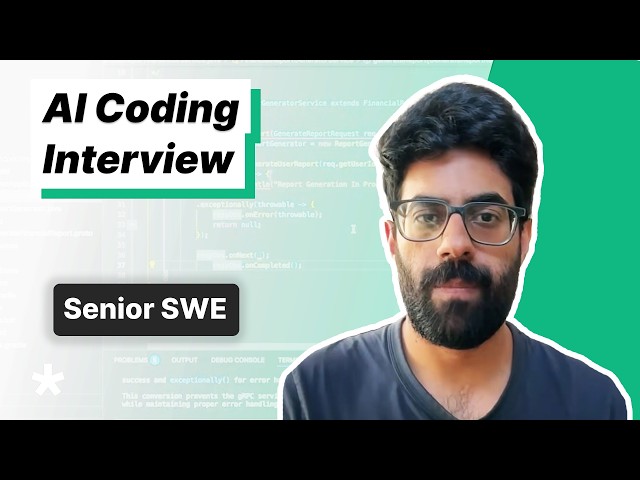 AI Coding Mock Interview (with Senior FAANG Engineer)