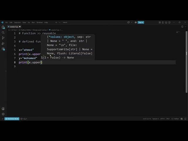 How to Define and Call Functions - Built in vs User Defined