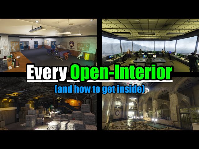 Every Open-Interior in GTA Online (and how to get inside)