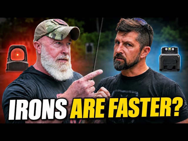 Which is faster Irons or Red Dots?