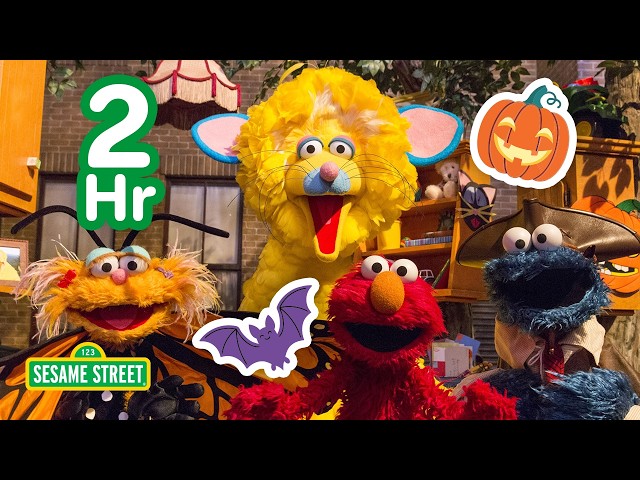 Elmo's Halloween Festival! 🎃 🦇  | 2 HOURS | Sesame Street