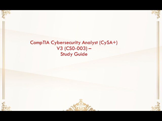 CySA+ CS0-003 Exam Prep: 100 Ultra-Hard Questions (SOC Scenarios You’ll Probably Miss!) 🔥
