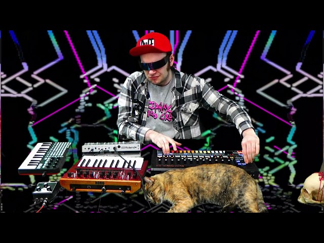 Live Acid Techno Jam | Behringer RD-8 | Roland TB-03 | Korg Monologue