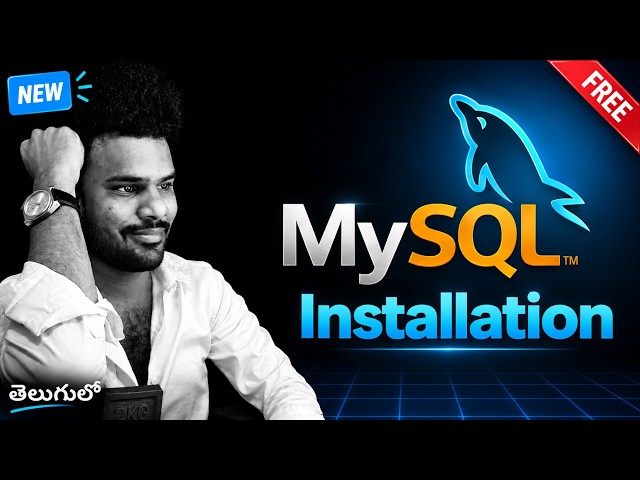 MySQL Installation in Telugu | How to Install MySQL Step by Step | MySQL Easy Tutorial for Beginners