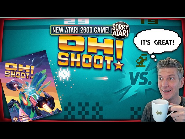 🕹️ Sorry Atari #97: Oh Shoot! is a New Atari 2600 Shooter Game I Think You Will Like!  🕹️