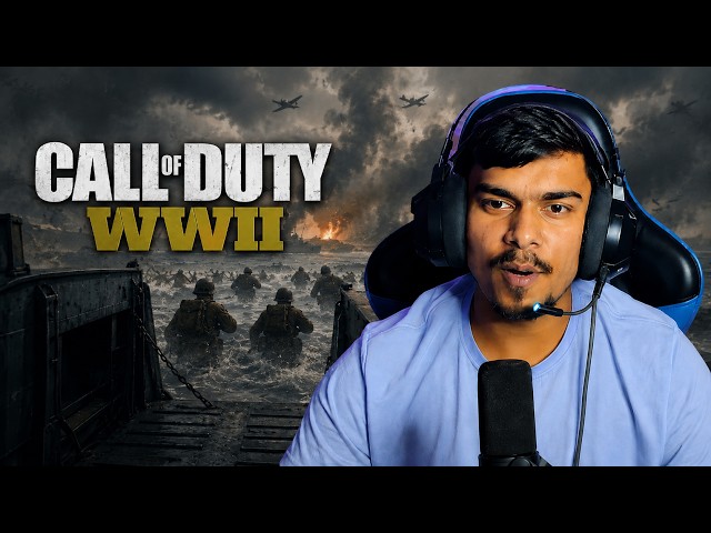 🔥 Call of Duty WWII First Mission Gameplay | D-Day Begins! 😱#callofduty  #gaming #viral #viralshort