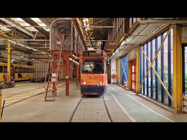 Uitrukken met de HTM 3115 Willem van Oranje naar tramlijn 1 | 2026
