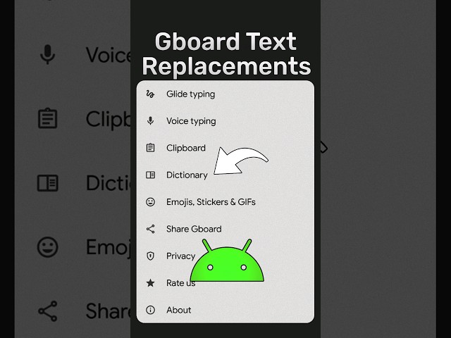 Quick Tip For Gboard Users (Text Replacements)