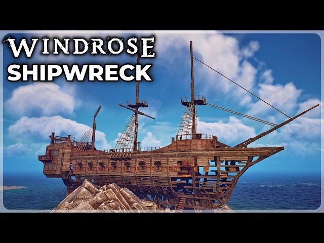 Building a Shipwreck in Windrose! - Almost Finished!