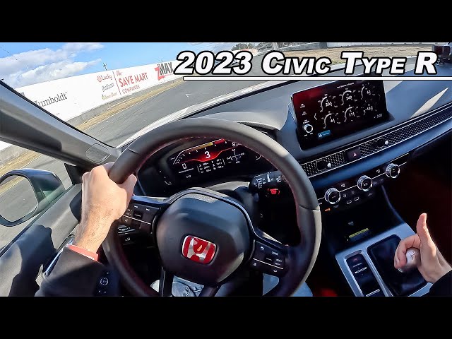 2023 Honda Civic Type R Track Drive! - Sonoma Raceway (POV)