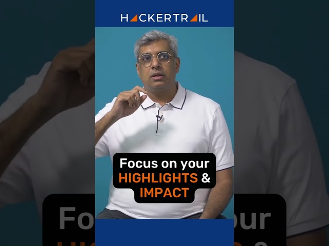 How to Handle "Tell Me About Yourself" Questions | Tech Interview 101 Tips | #HackerTrail #shorts