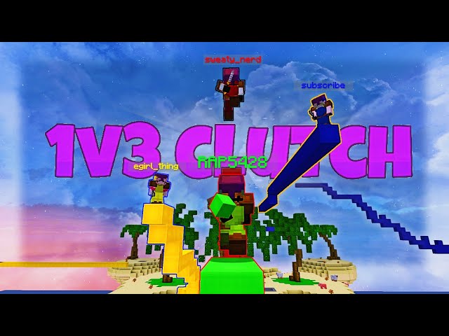 intense 1v3 bedwars clutches