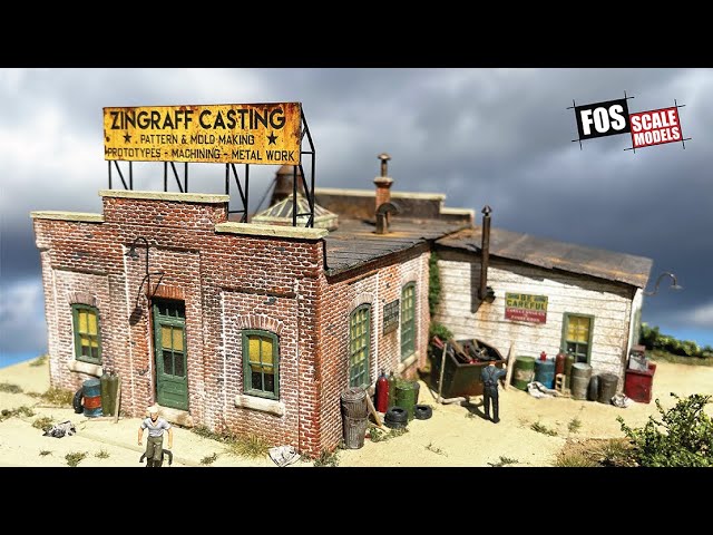 NEW HO SCALE KIT! -   A Hydrocal Brick Structure from Fos Scale Models