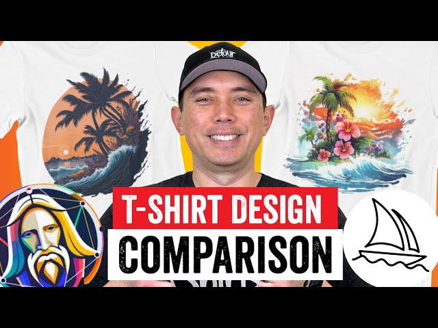MIDJOURNEY vs LEONARDO AI // Head to Head Prompt T-Shirt Design Comparison