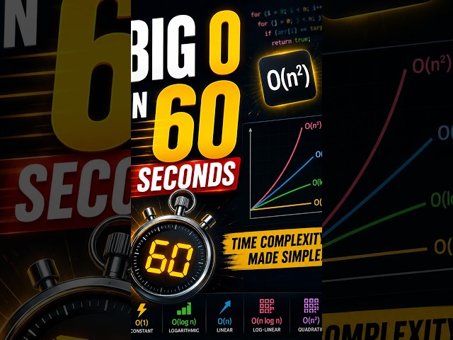 What is Time Complexity? Big O Basics Explained #QuickCode