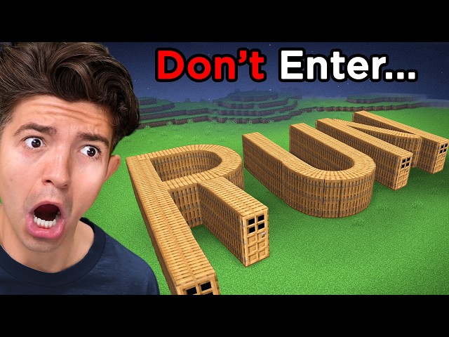 I Found The LONGEST SCARY Door In Minecraft…