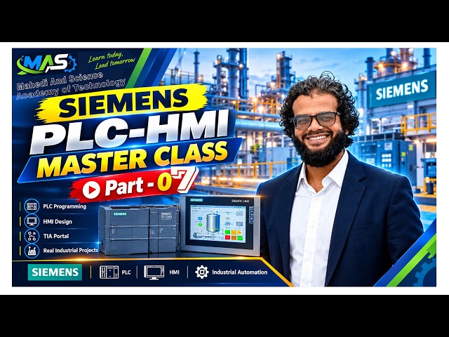 Siemens PLC-HMI Masterclass Part -07, HMI Alarm Configuration & Simulation