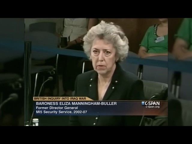 THE IRAQ INQUIRY 2010 - Elizabeth Manningham Buller Gives Evidence To John Chilcot - MI5 MI6