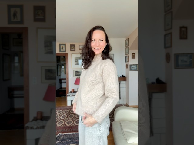 The softest sweater I’ve ever made 🥰 The full tutorial is live on the channel!