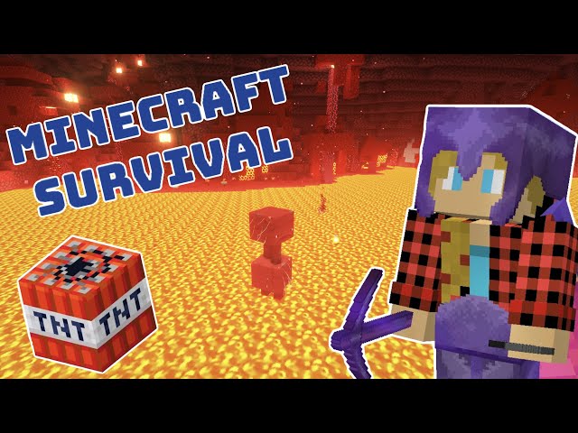 I Survived the Firey Depths of the Nether! #ancientdebris | Survival Island SMP #Minecraft
