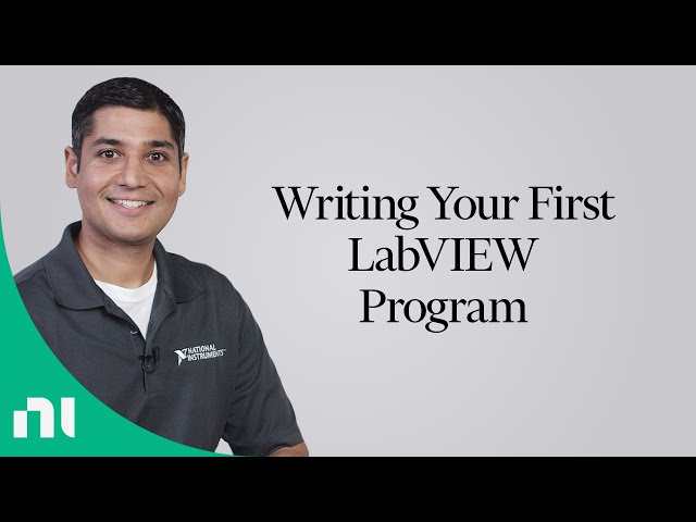 Writing Your First NI LabVIEW Program