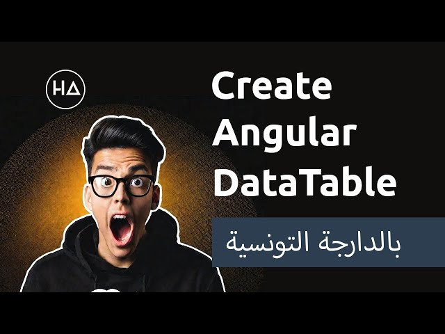 How to create datatable in angular