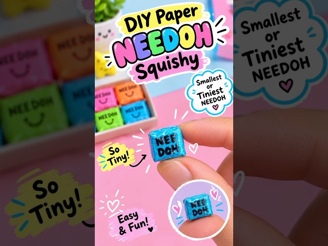 NEEDOH Squishy 😱 #shorts #craft #satisfying #trending #youtubeshorts #trendingshorts #viral #funny