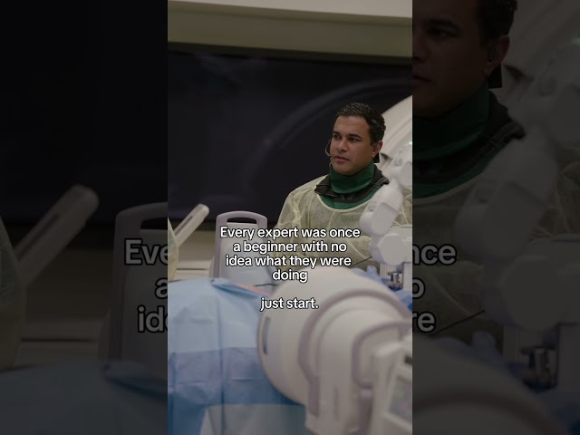 Every expert you admire once had a first day.

A first procedure. A first difficult case. A first mo