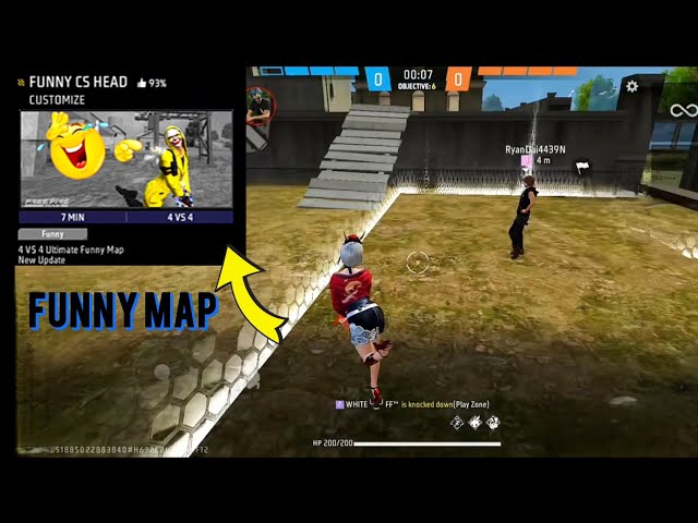 NEW FUNNY CRAFTLAND MAP | FREE FIRE MAX