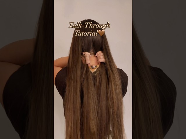 How To: Viral Braid Hack (Talk-Through Tutorial)🤎 #HairHack #FallHair