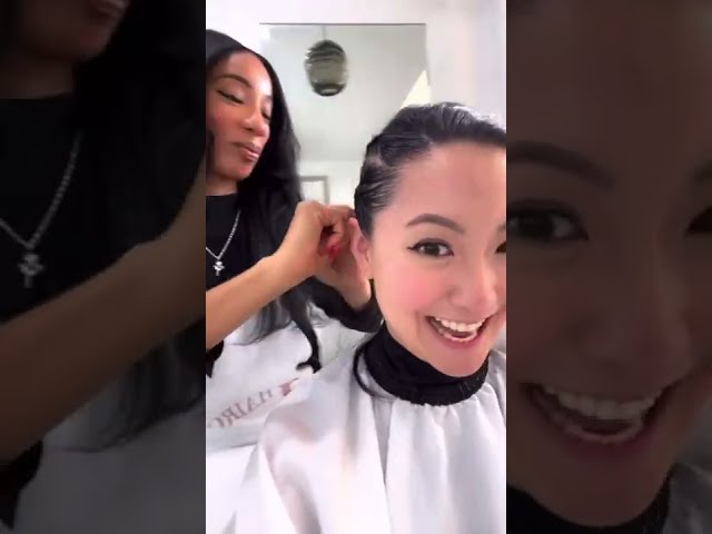 MY FIRST EVER WIG INSTALL BY A PROFESSIONAL! 😱😍