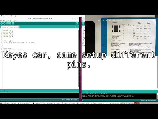 Arduino Motor Control Video 1