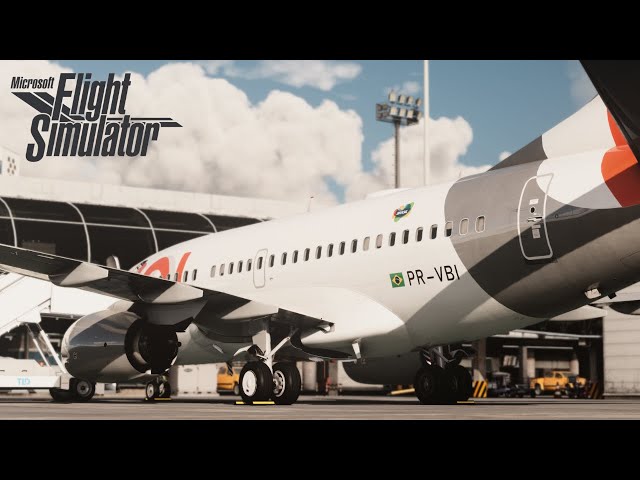 Microsoft Flight Simulator | Gol Airlines 737 | Departure from Santos Dumont | Rio de Janeiro