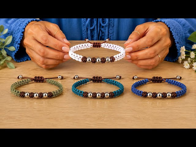 I Love How This Simple Bracelet Turned Out! 🤎 Easy Tutorial!