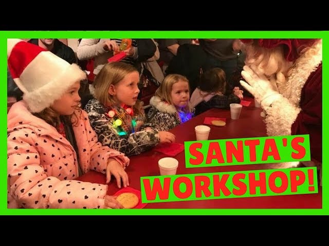 Kids go to the North Pole Experience in Flagstaff