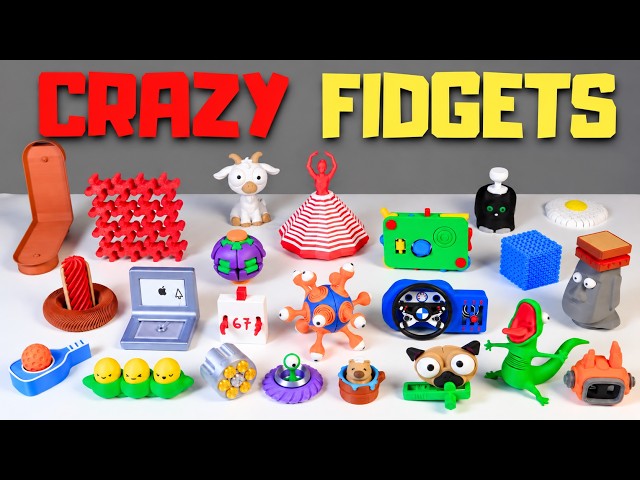 CRAZIEST 3D Printed FIDGET TOYS
