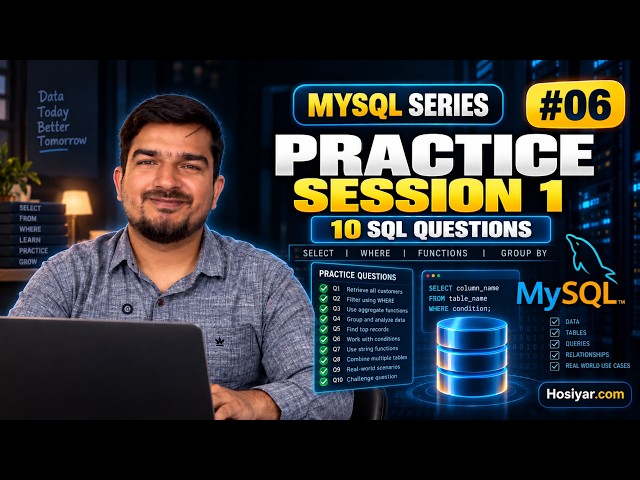 SQL #06 — Practice Session: 10 SQL Questions (Filtering, Functions & GROUP BY)