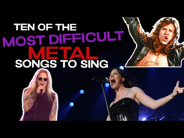 10 of the HARDEST songs to sing in rock and metal