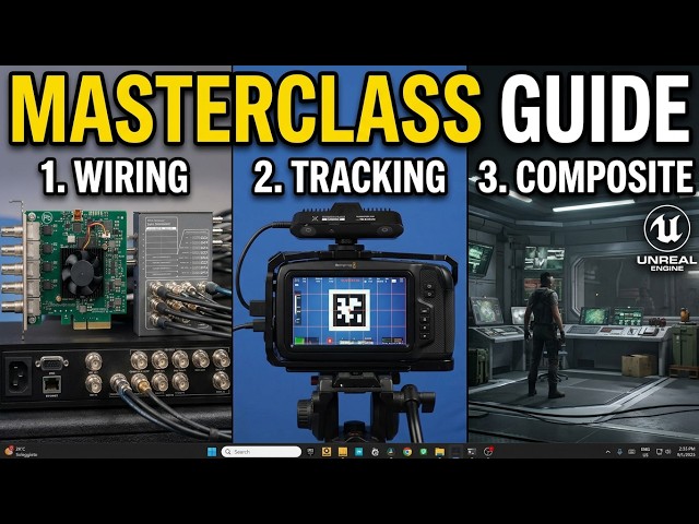 Unreal Engine Virtual Production Masterclass Complete Guide from Wiring to Final Composite