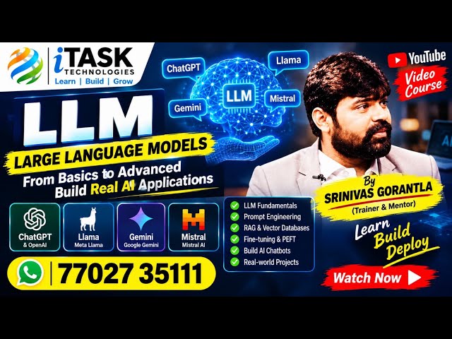 LLM Architecture Explained | How Large Language Models Work | Srinivas Gorantla