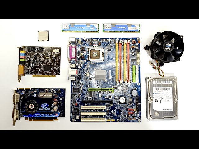 Pentium 4 3.6Ghz + ATi HD2600 XT Retro PC Build! | Test in 9 Games #29