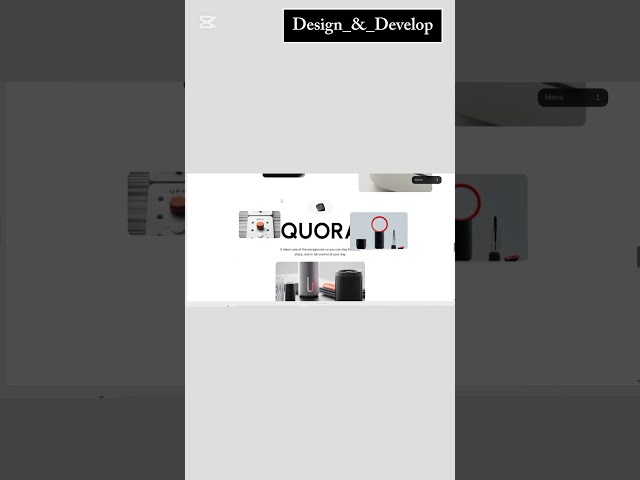 Quora Audio Systems Website UI Tour 🔊 | Web Developer's Review #Shorts