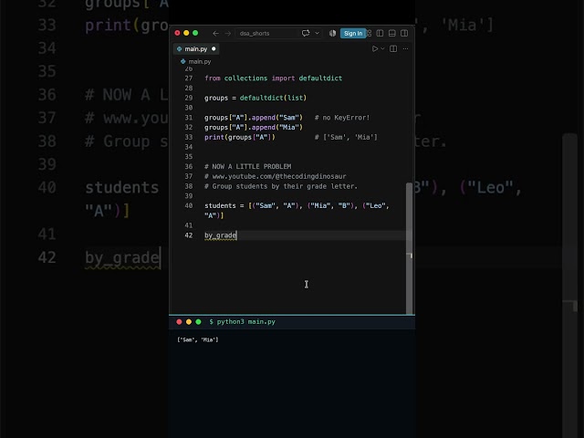 The Python defaultdict trick that ends KeyErrors