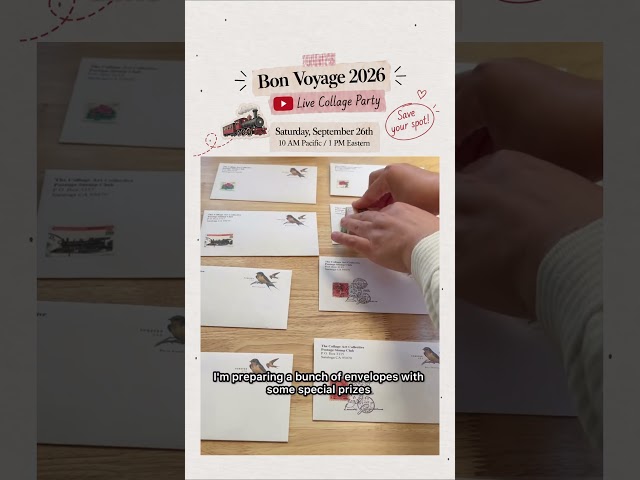All Aboard! 🚂 Bon Voyage 2026 — FREE Live Collage Party
