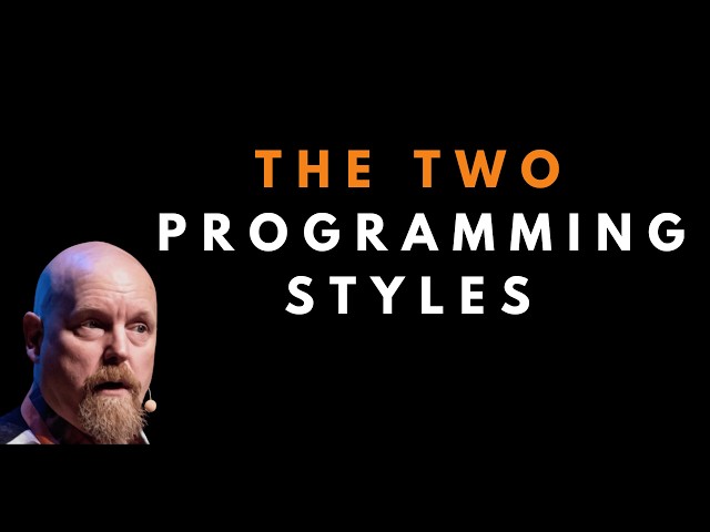 The two programming styles -  Kent Beck