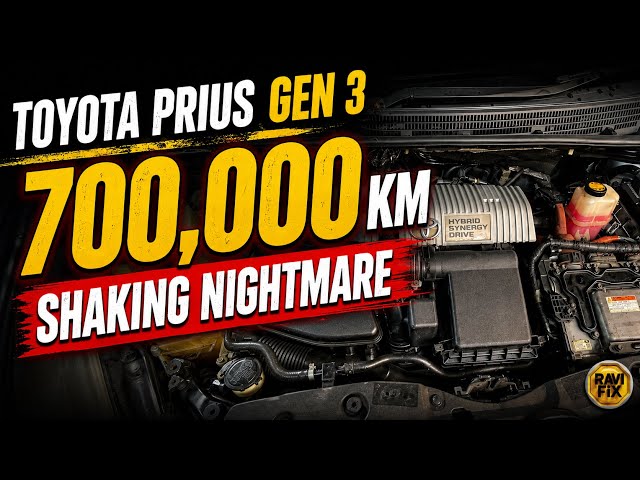 Toyota Prius Gen 3 shaking like a metal crusher. 700,000 KM, mystery solved