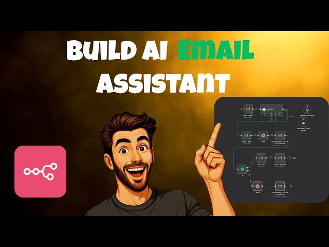 How to Build an AI Email Assistant with n8n (Auto Summarize & Reply Emails!)