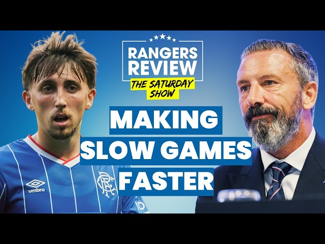 How can Rangers RAISE the tempo when they have the ball?